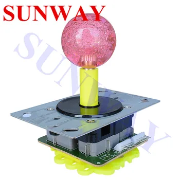 

Free shipping crystal bubble top ball arcade fighting joystick for DIY jamma arcade game machine/ Fishing game machine parts