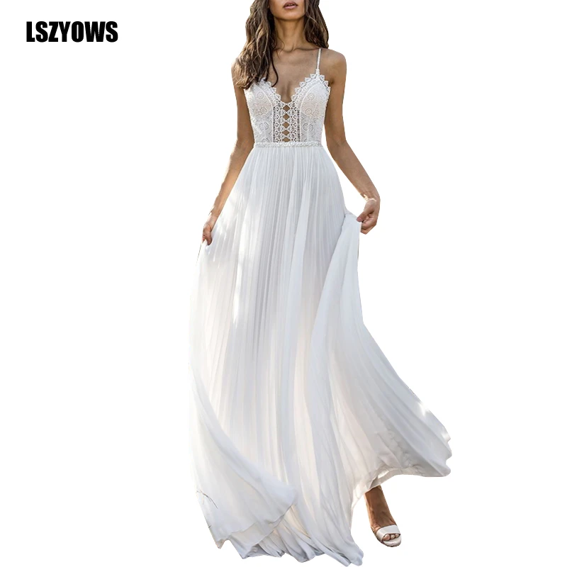 summer lace maxi dress