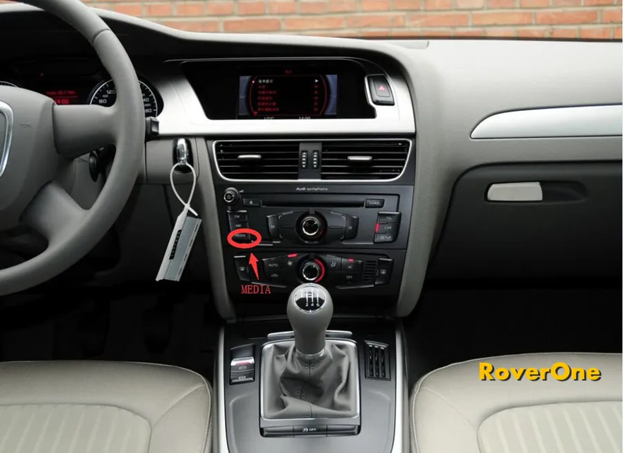 Clearance RoverOne Android 4.4 Quad Core Car Radio DVD GPS For Audi A4 S4 A5 S5 Q5 Touchscreen Multimedia Player Stereo Bluetooth HeadUnit 4