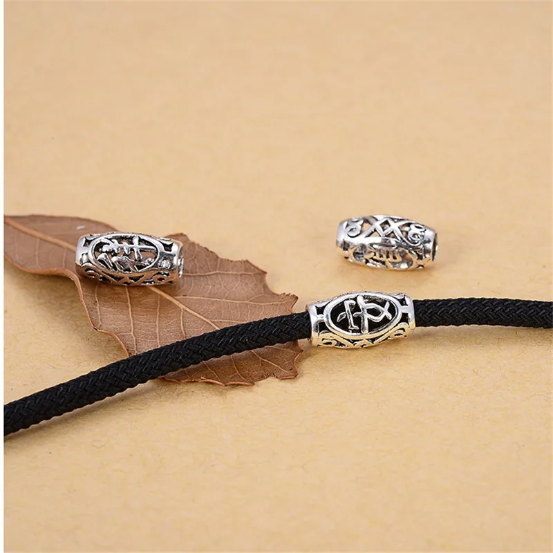 3pcs 925 Sterling Silver Connectores for Jewelry Making Crimp End Bead for Bracelet Necklace DIY Handicraft Accessories  (2)