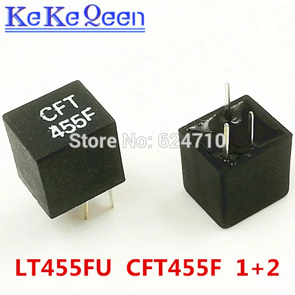 LT455FU CFT455F LT455DU LT455EU LT455FU LT455GU 1+ 2 DIP-3 CFT455D CFT455E CFT455F CFT455G 455K Керамика фильтр для общения Сигнальное реле - Габаритные размеры: LT455FU CFT455F