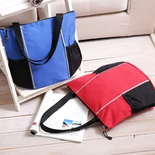 Высококачественная большая многоразовая сумка для покупок, большой светильник, сумка на плечо для магазина, переносная сумка для путешествий на молнии