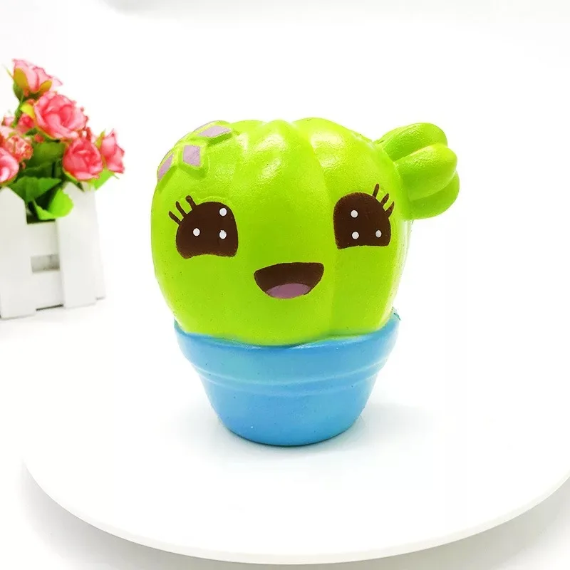 

Cactus Squishy Series Decompression Toy Soft Cactus Squishy Slow Rebound Cartoon Mini Pu Foam Compressed Children's Toy - NNL234