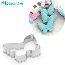 Формочки для печенья из нержавеющей стали Красивая Бабочка помадка торт инструменты кухня Выпечка DIY резка MS-00399