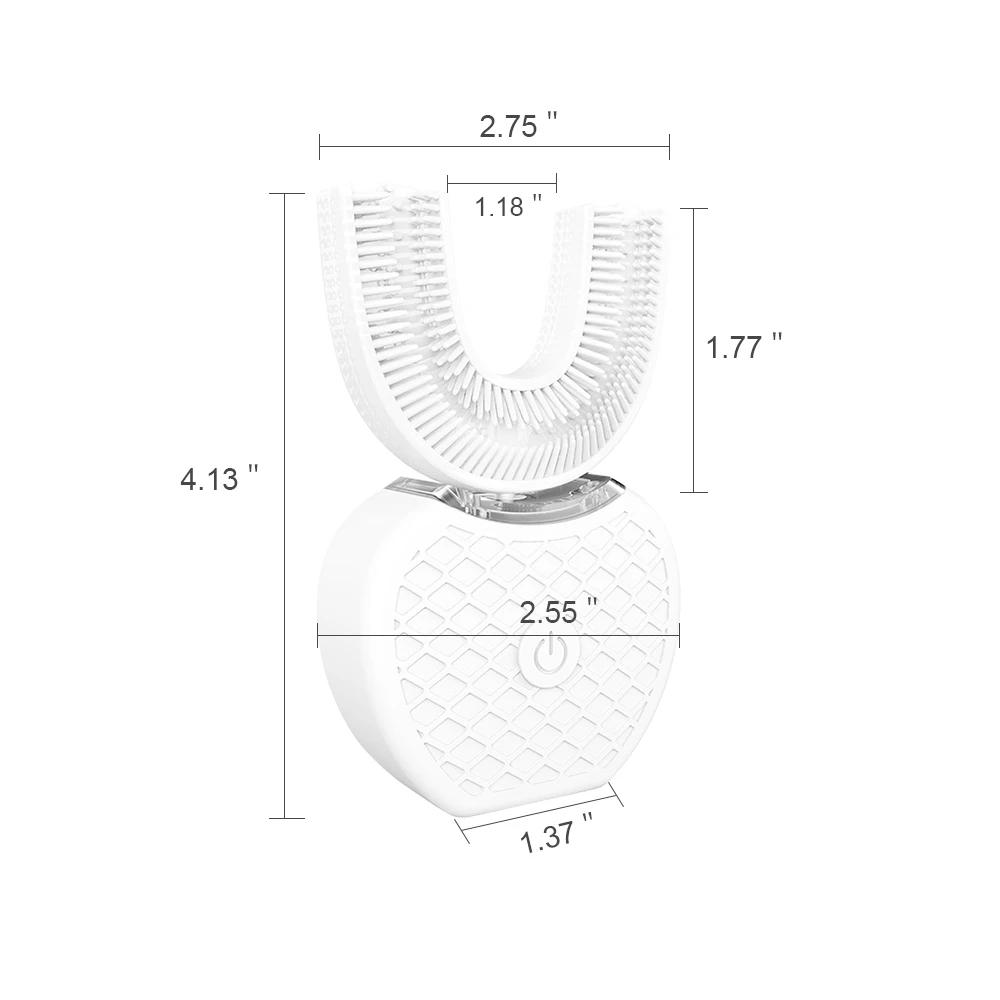Новый 360 градусов автоматическая интеллектуальная упакованы ленивый зубная щетка электрическая быстрой очистки sonic отбеливающий