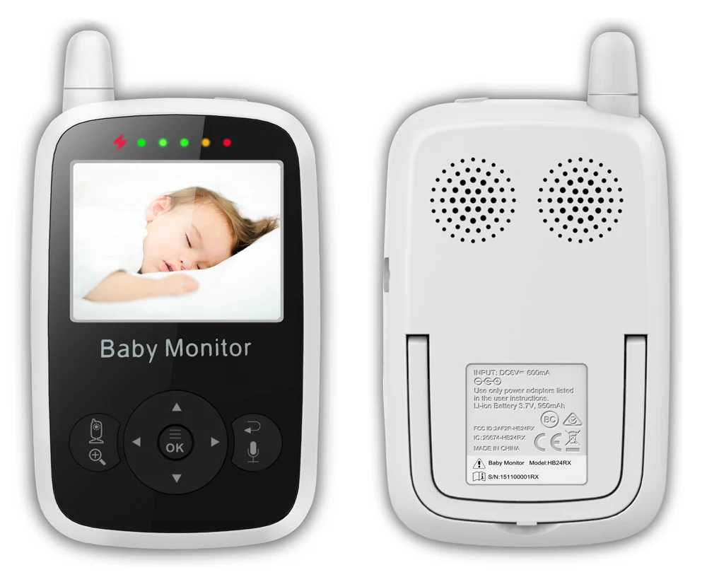 2,4 ГГц Беспроводная цифровая камера Температурное время и музыка дисплей беспроводной домофон детский монитор