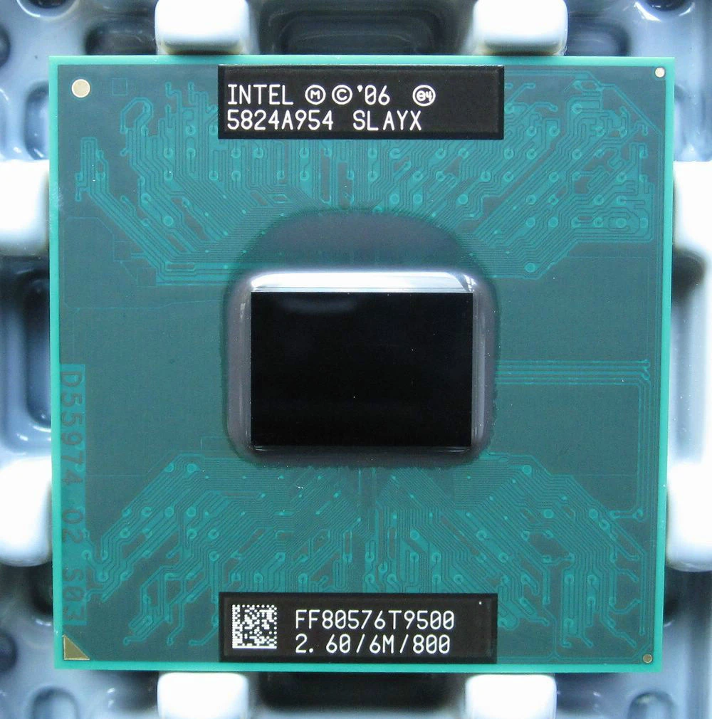 intel Core 2 Duo t9500 laptop processor 6M Cache 2.6GHz Dual Core 