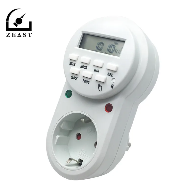 Digital Timer Switch Smart Extension with EU Plug Energy Saving