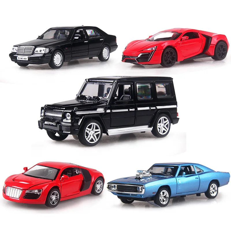 4 color 1 32 Scale 16CM Alloy Cars S320 W140 car Pull Back Diecast Model Toy
