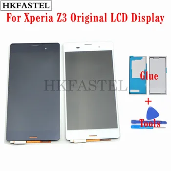 

HKFASTEL LCD For Sony Xperia Z3 L55T L55U New Original Full Complete LCD Display Touch screen Digitizer Tools