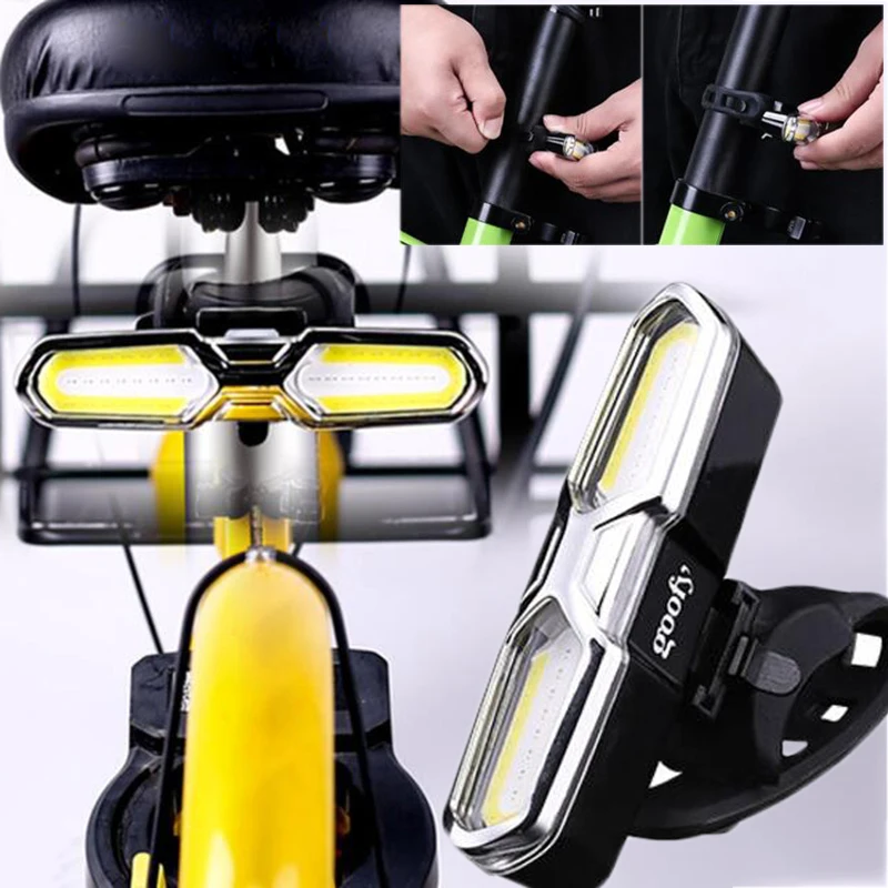 Bike Taillight LED Bicycle Light 3Colors | Спорт и развлечения