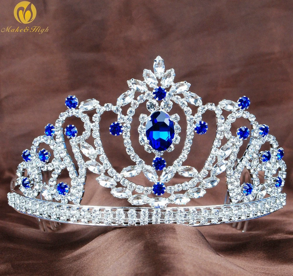 Bridal Wedding Crystal Rhinestone Hair Headband Crown Comb Tiara Prom Pageant