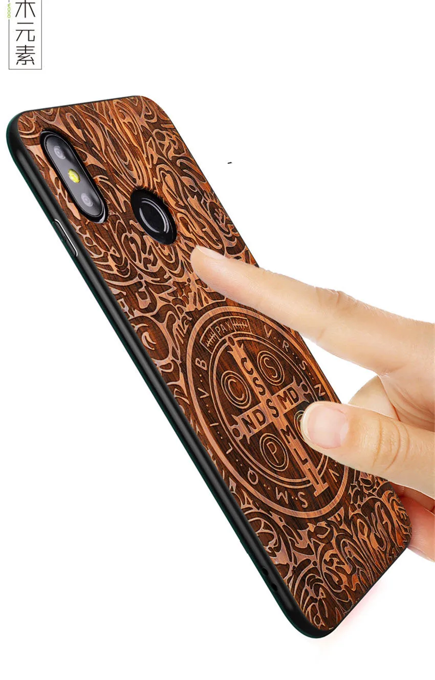 Russian Popular Mask Rose Wood Phone Case for Xiaomi Mi Mix 3 Flower Wooden Xiaomi Mix 3 Xiomi Mix3 Cover Case (5)