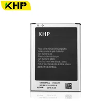 100% Note 2 KHP Original Battery For Samsung Galaxy Note 2 II N7100 N7105 Real 3100mAh AAA Replacement Mobile Phone Batteries