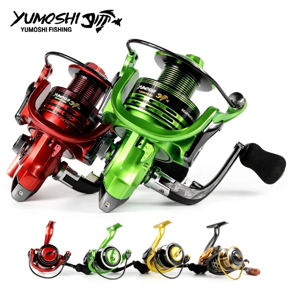 

New Fishing Reel Spinning 14BB 5.5:1/4.7:1 Ratio Molinete para Pesca Metal Spool Fishing Accessories
