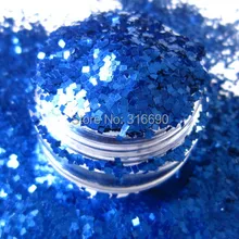 Темно-синий 1 мм квадратный устойчив к растворителям блеск лак с блеском для ногтей