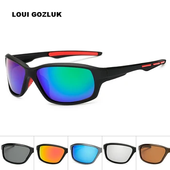 

Outdoor Sports Windproof Sunglasses Man Night Vision Polarized Sunglases Big Surround Eyewear With Non-Slip Nose Goggle Gozluk
