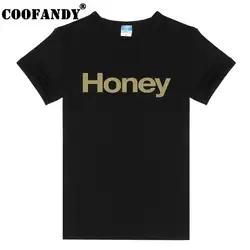 Ни один футболка Повседневное с круглым вырезом короткий рукав Для женщин honey02