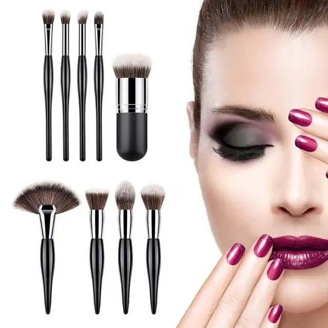 Best Price 9pcs Soft Hair Wood Handle Eye Shadow Fan Flat Shape Makeup Brushes Set Kit Makeup Accessories Makeup Tools Best Price 9pcs Soft Hair Wood Handle Eye Shadow Fan Flat Shape Makeup Brushes Set Kit Makeup Accessories Makeup Tools