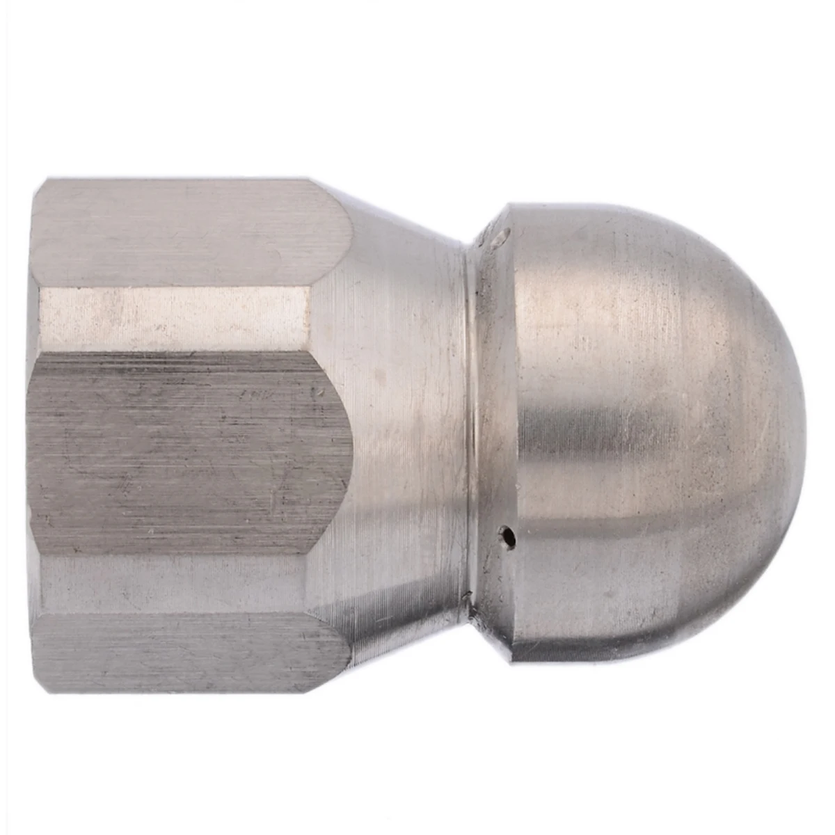 New 1/2''F Pressure Nozzle Washer Drain Sewer Dredge Cleaning Pipe Nozzle Jetter Stainless Steel 5 Jet Rotary Nozzles