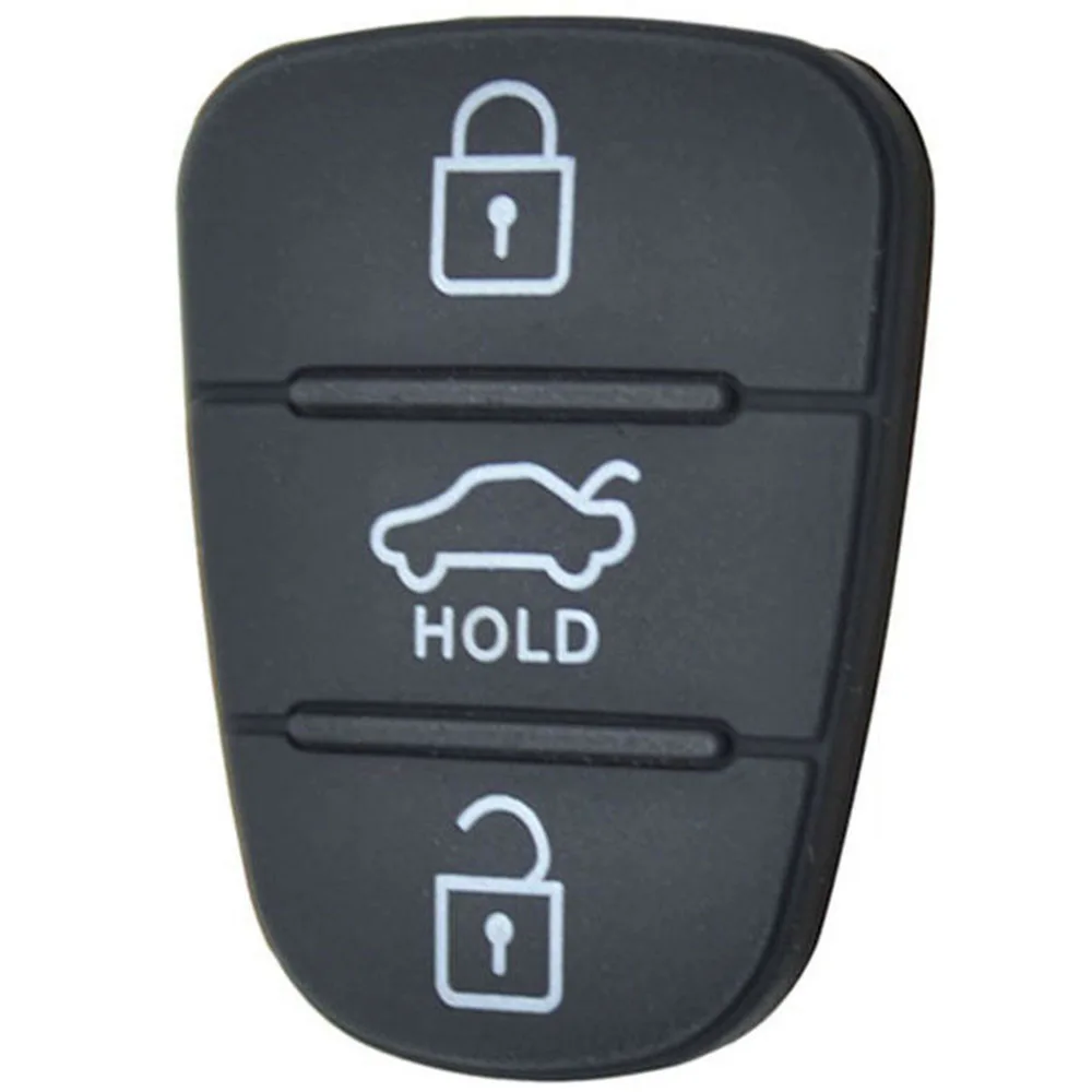 3 кнопки дистанционного брелока чехол резиновая накладка флип-ключ оболочка для hyundai i20 i30 Kia Solaris Rio Sorento Sportage Ceed