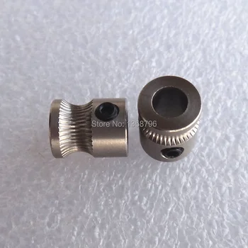 

Wholesale 5pcs/lot 3d Printer MK8 Stainless Steel Extrusion Gear for 1.75mm/3.0mm Filament