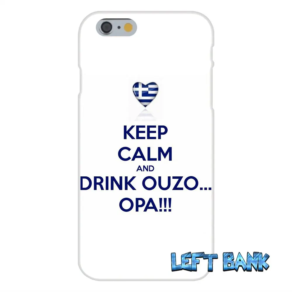 Для iPhone 4 4S 5 5S 5C SE 6 6S 7 Plus Keep Calm I'm греческий мягкий силиконовый чехол из ТПУ с