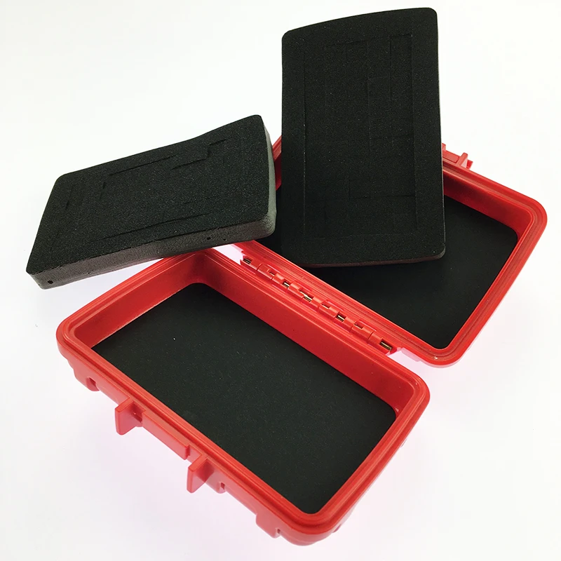 New Arrival JiFENG Red Waterproof Tool Box Lighter Box Multifunction Portable Travel Case Cigarette Cigar Case