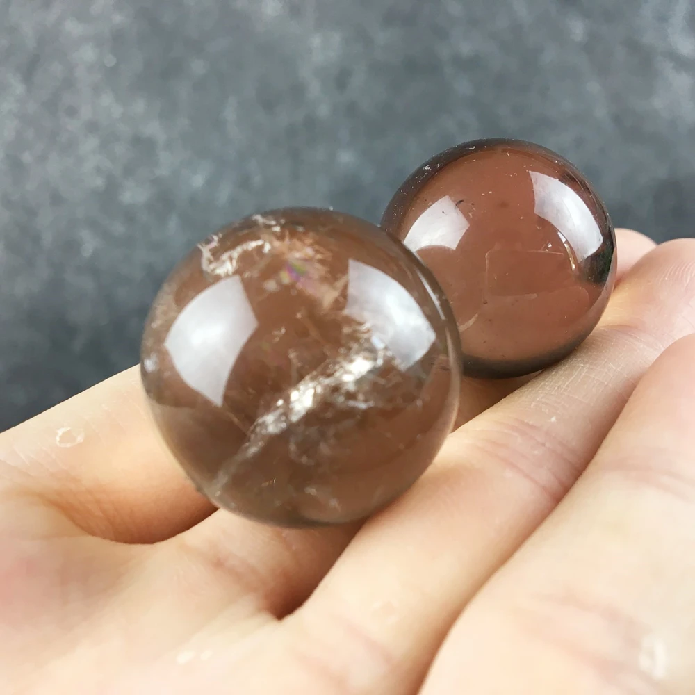 smokey quartz sphere crystal ball (5)