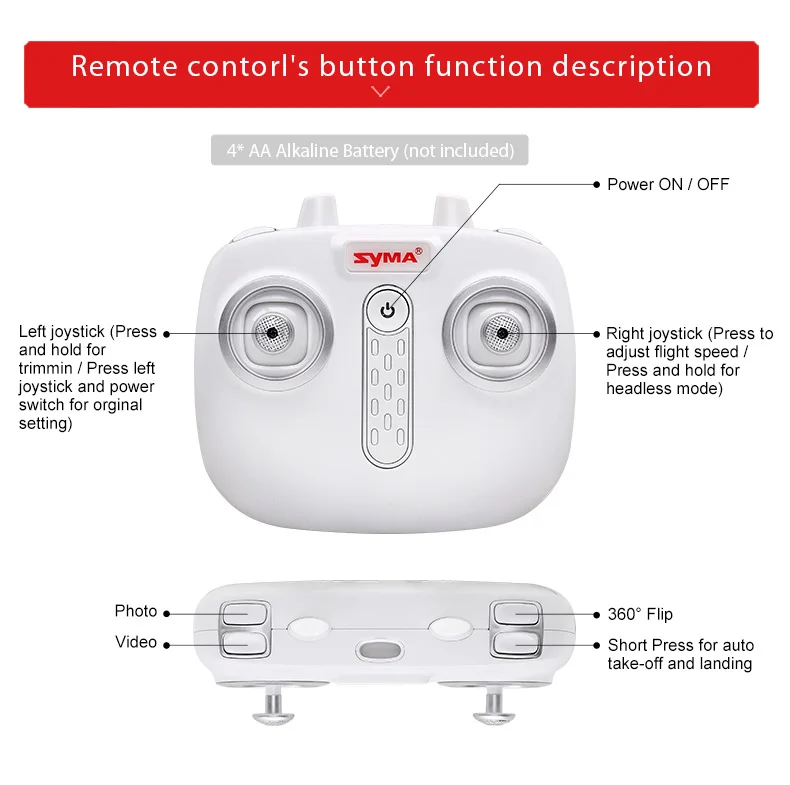 2 батареи SYMA Officail X15W Дрон с камерой HD 0.3MP FPV в режиме реального времени передача RC вертолет Дрон Квадрокоптер