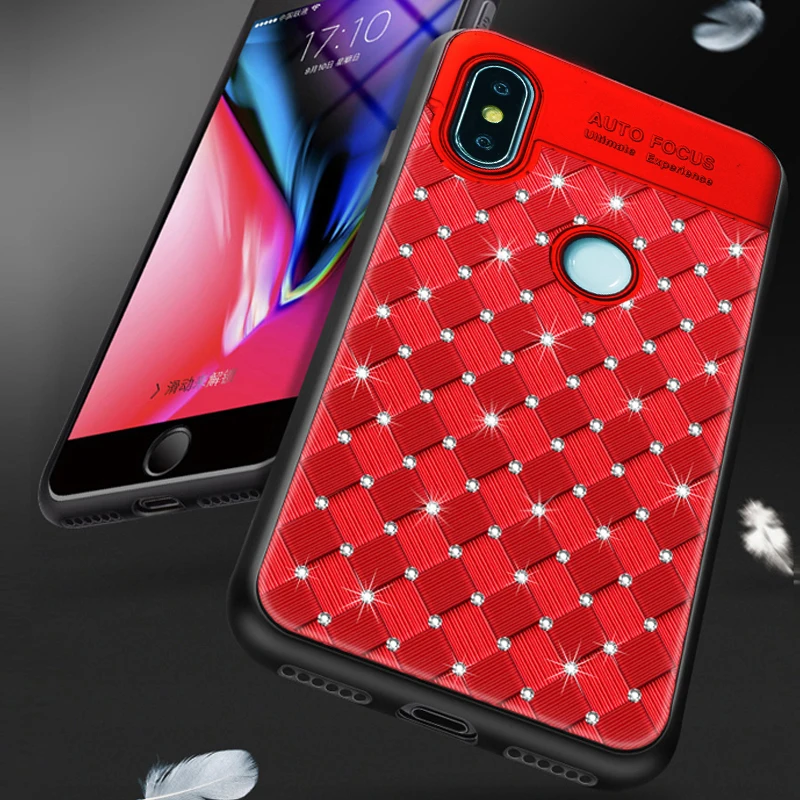 YonLinTan glitter diamond 3D coque cover case For Xiaomi Redmi Note 5 Note5 Pro 5pro xiomi on luxury back Phone ases |