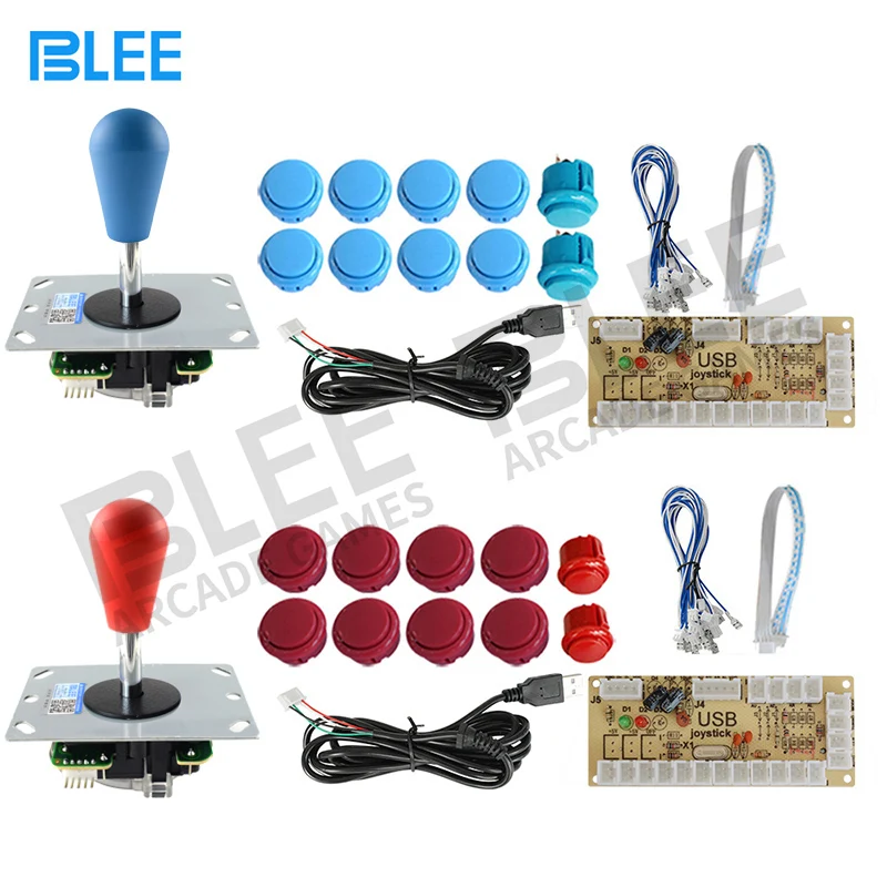 

Zero Delay USB Encoder to PC Arcade Push Buttons DIY Kit With 2pin Cables 8 Way 5pin Joystick oval ball for Mame Jamma Machine