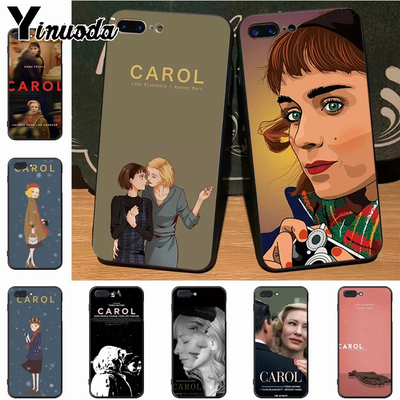 

Yinuoda Carol movie Classic image paintings mobile phone Case for iPhone 8 7 6 6S Plus X XS XR XS MAX 5S 11pro SE 5C case