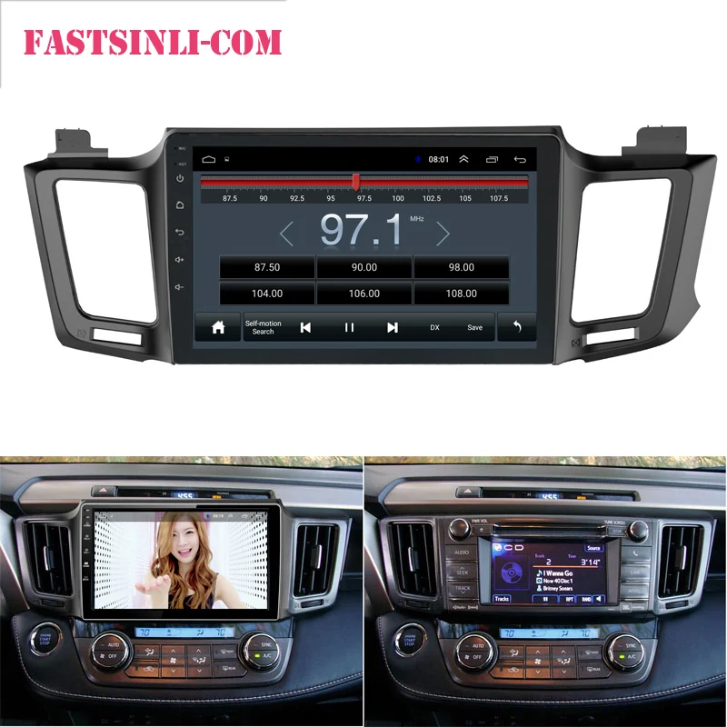Best Android8。1 Car radioMultimedia Player For Toyota RAV4 2013~2016 GPS navigation 2