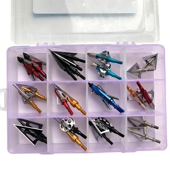 

Arrow tips Adjustable Hunting Arrow Tip Head Storage Box for Arrow Tip Replace Outdoor Archery Hunting Shooting
