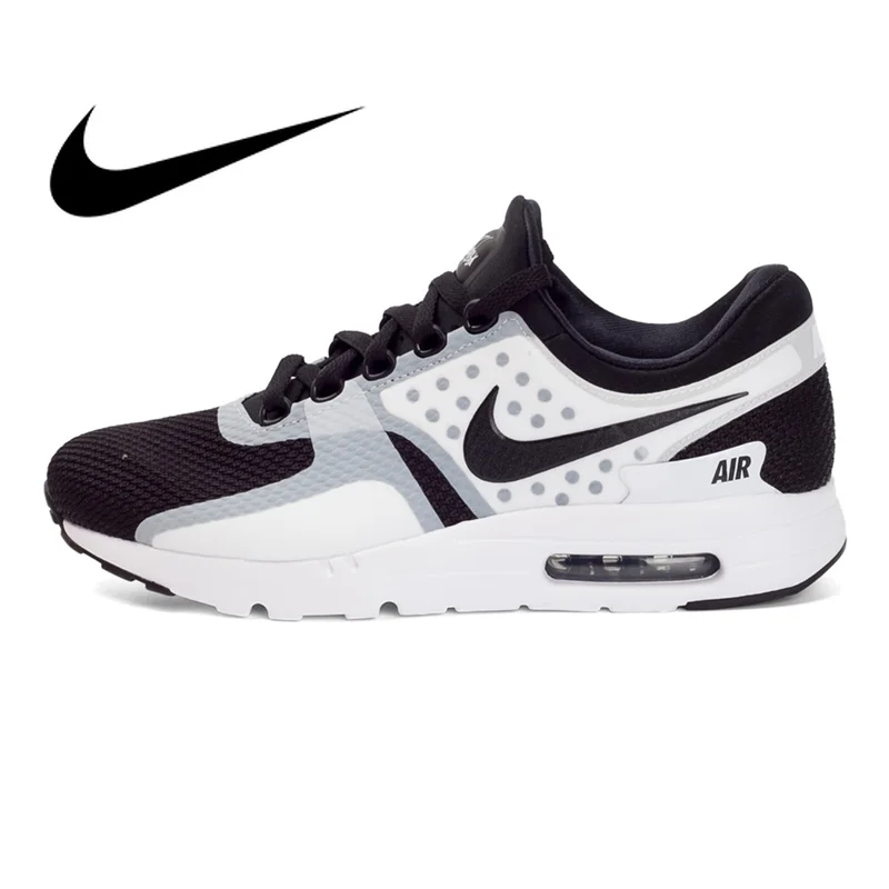 Оригинальная продукция Nike AIR MAX ZERO ESSENTIAL Мужские дышащие кроссовки Беговая спортивная обувь уличная спортивная Дизайнерская обувь 876070-101