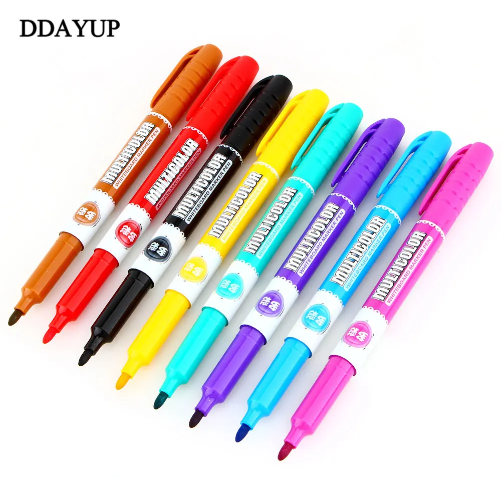 12/8 Colors Whiteboard Marker Permanent markers,eco friendly Marker Pen Fine Point Permanent