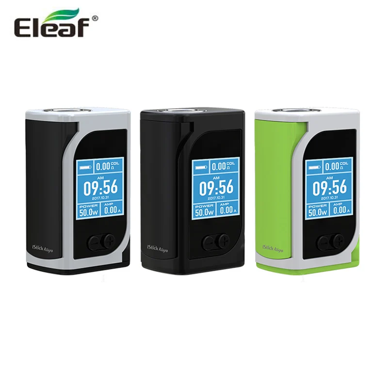 

Original Eleaf iStick Kiya 50W 1600mAh iStick Kiya Battery MOD Vape Can Match GS Juni Tank Electronic Cigarette