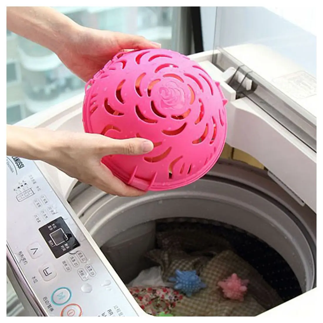 

Ball Bra Saver Washer Laundry Washing Double Machine Protector Care Pink