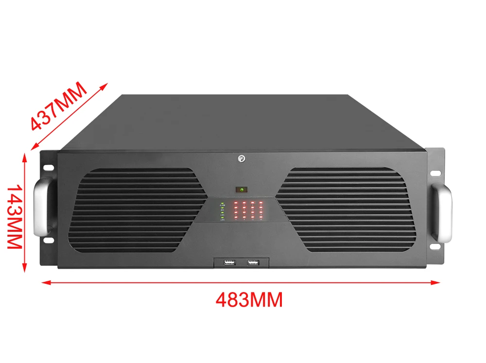 64CH H.265/H.264 видеонаблюдения NVR ONVIF до 12MP разрешение 16 sata/16 HDD до 4 К наблюдения NVR HDMI VGA 16ch сигнализации 1ch аудио