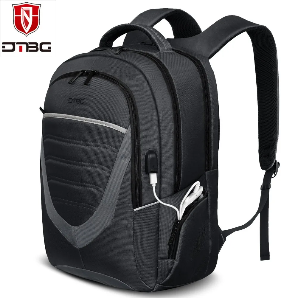 

DTBG Durable Laptop Backpack 15.6 Inch with USB Port Casual Travel Rucksack College School Bag 15 - 15.6 Inch Notebook Backpacks