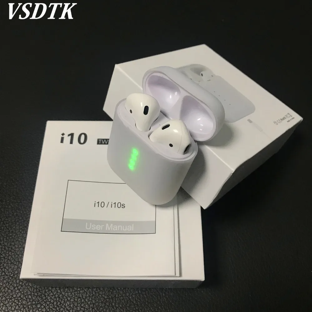 

Mini i10 tws wireless Bluetooth 5.0 earphone Handsfree heasphonees with Charging Box Mic for iphone Android pk i13 i15 i30 tws
