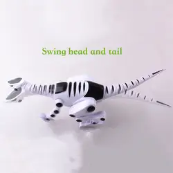 Электрический ходячий динозавр игрушки Светящиеся динозавры со звуковыми животными модель игрушки большой электрический динозавр со
