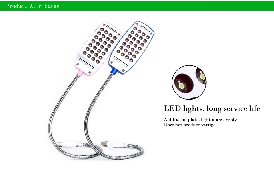 5 В USB Мощный светодиодный Настольный светильник, гибкая лампа для чтения книг, настольная лампа с зажимом для дома, спальни, освещения для учебы
