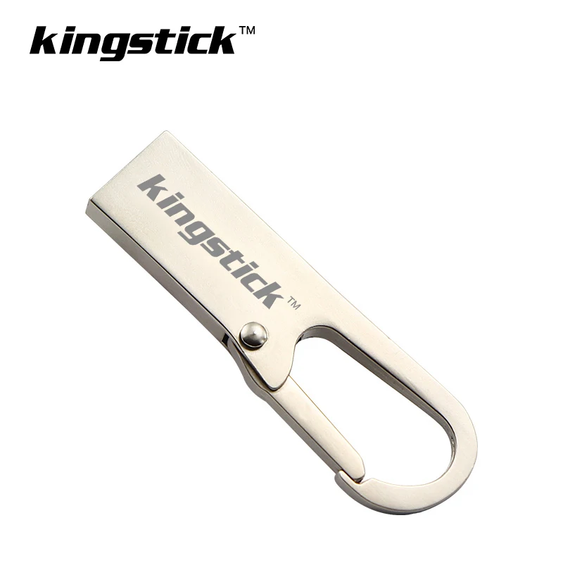 Kingstick, флеш-накопитель USB, 8 ГБ, 16 ГБ, 32 ГБ, 64 ГБ, 128 ГБ, usb флеш-накопитель, серебристая металлическая память, usb флешка, флешка, карта памяти