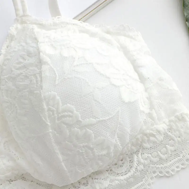 Women Sexy Tube Top Women Brassiere Bustier Dentelle Bretelles Seductive Strappy Lace Bralette Top