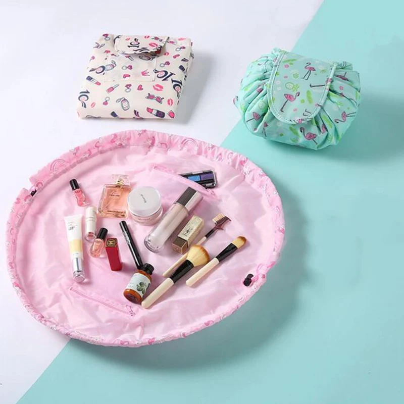 Women Travel Organizer printing design Cosmetic Bag Drawstring Makeup Case Storage Pouch Toiletry Wash Kit Pouch Toiletry Wash Women Travel Organizer printing design Cosmetic Bag Drawstring Makeup Case Storage Pouch Toiletry Wash Kit Pouch Toiletry Wash