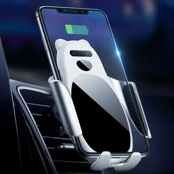 

Onever 15W Wireless Car Charger Adjustable Bracket Automatic Clamping Fast Charging Phone Holder Mount In Car For Smart Phone