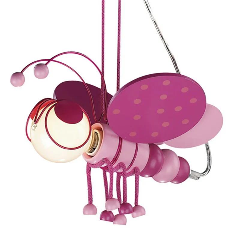 

New Brand Kids Room Bees Pendant Light Animals Style Pendant Light Fixture Living Room Bar Bedroom Boy Girl Suspension PL277