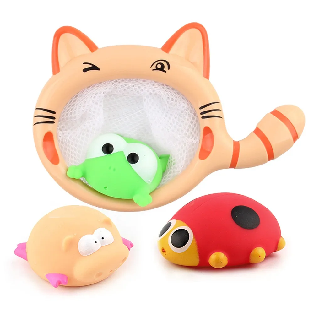Baby Kids Bathing Toys Educational Frogs Swimming Play Bath Water Toy